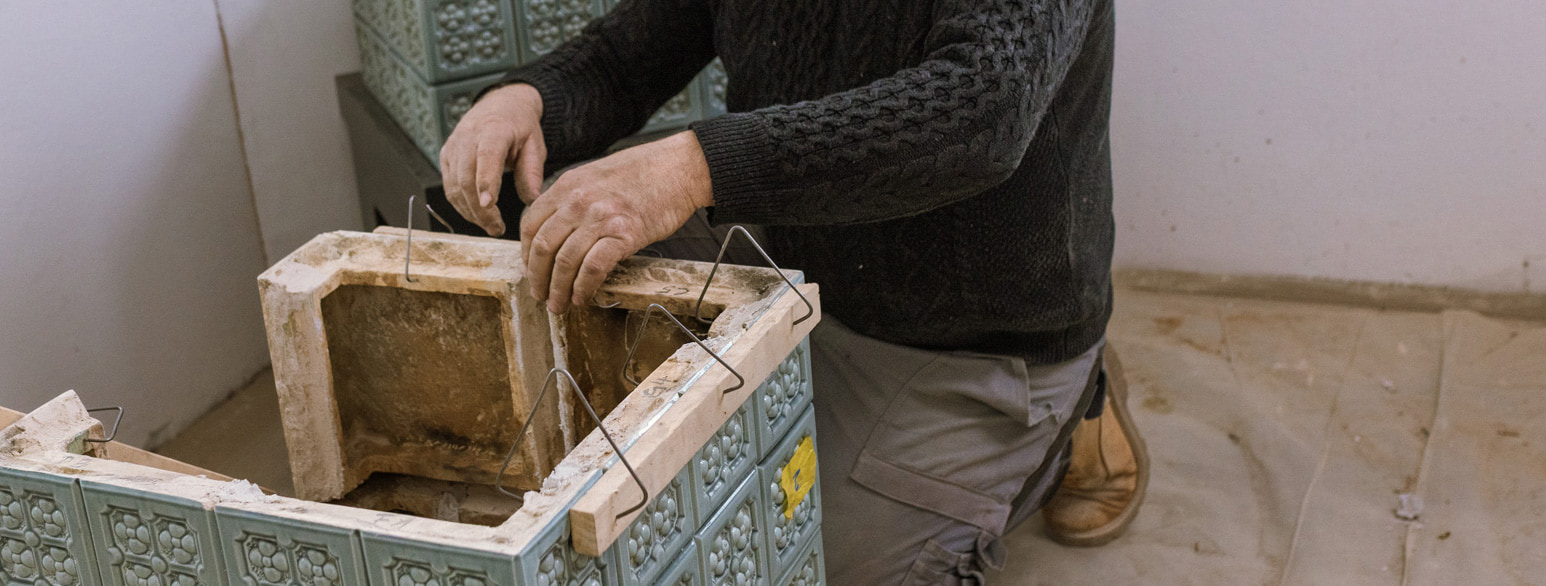 Hafnerhandwerk – handgefertigte Keramik für Elektro-Kachelöfen